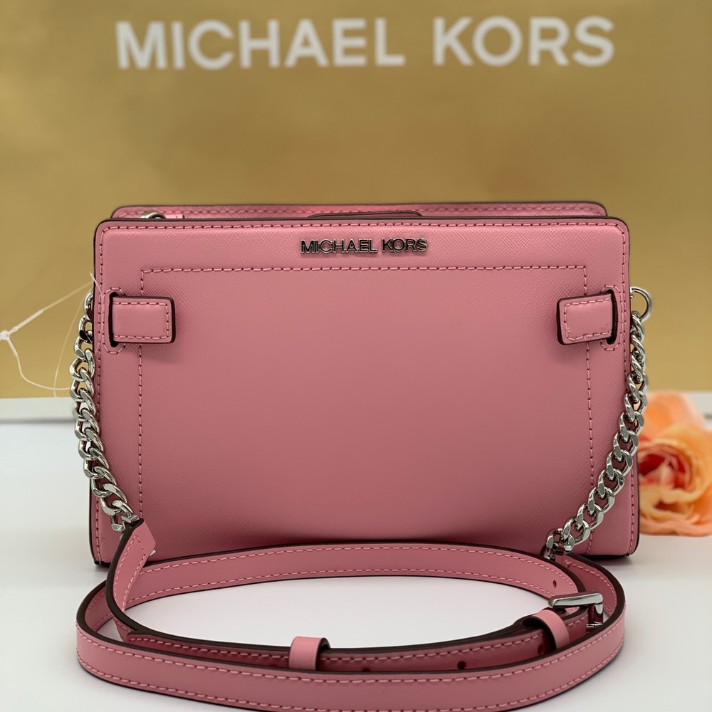 MICHAEL KORS RAYNE SM CROSSBODY CARNATION - Picture 12 of 16
